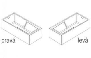 Акриловая ванна Riho Still Shower Plug and Play B103009005 R 180х80см белый